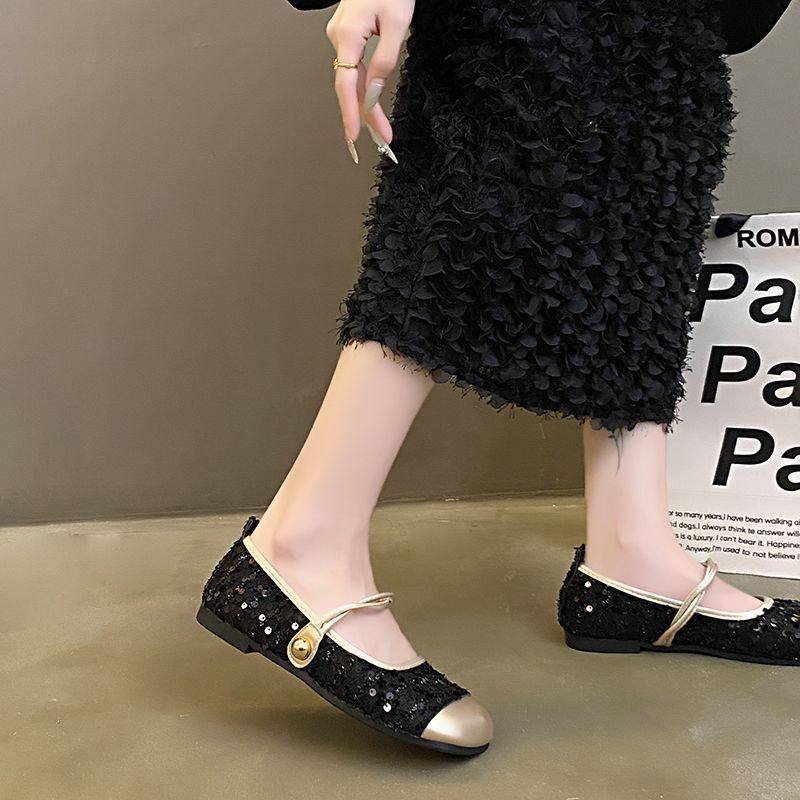 方头奶奶鞋小香风温柔玛丽珍鞋2026新款春季平底单鞋气质晚晚鞋女,女鞋,时尚休闲鞋,淘宝优惠券,粉丝福利购,淘宝优惠卷