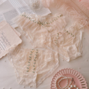 飞边纯欲网纱内裤 蕾丝透气性感温柔三角裤 女 2025新款 白梨漫漫