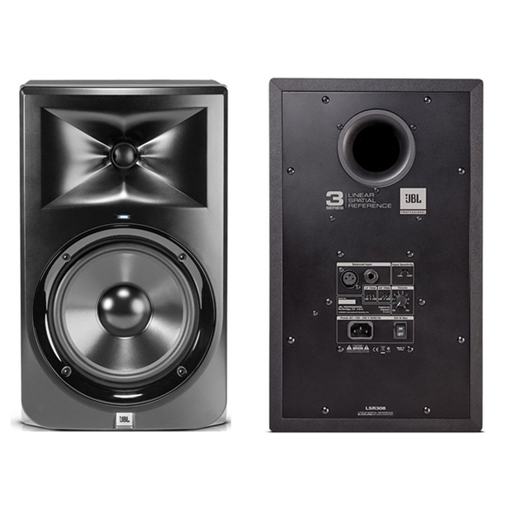 JBL LSR308 8寸录音棚工作室有源监听音箱单只