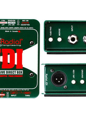 Radial JDI系列Duplex JD6 JD7吉他贝斯无源DI盒