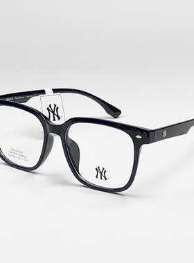 MLB镜框洋基黑色大框女可配近视防蓝光配度数韩版潮眼镜架 NY8062