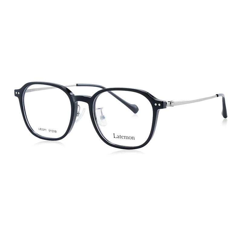 浪特梦钛超轻板材近视眼镜配近视