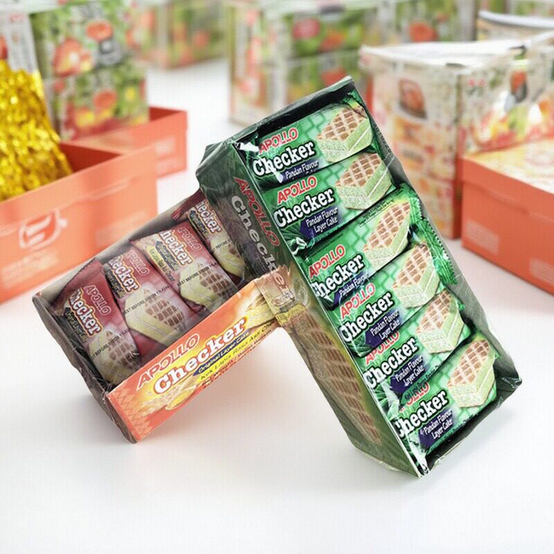 马来西亚进口蛋糕阿波罗班兰瑞士卷24枚小蛋糕点心零食下午茶点心