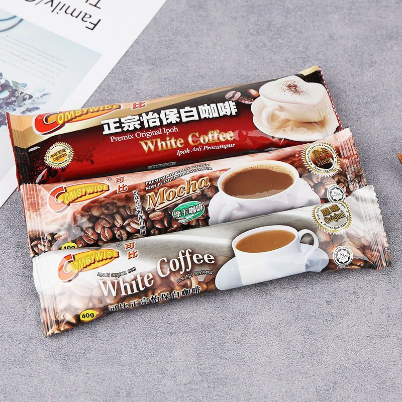 可比怡保白咖啡40克条装3合1咖啡