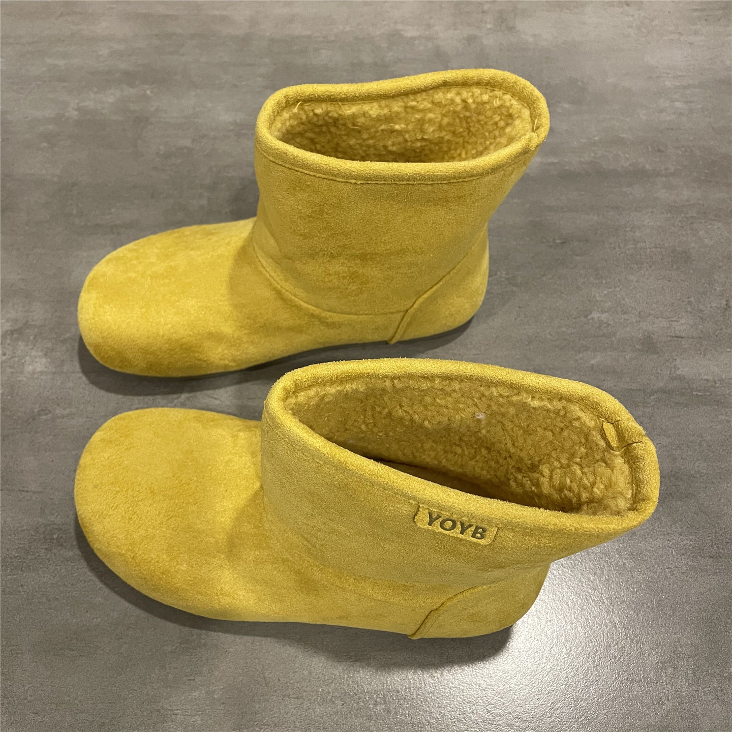 七七主人家加绒保暖短筒靴子女