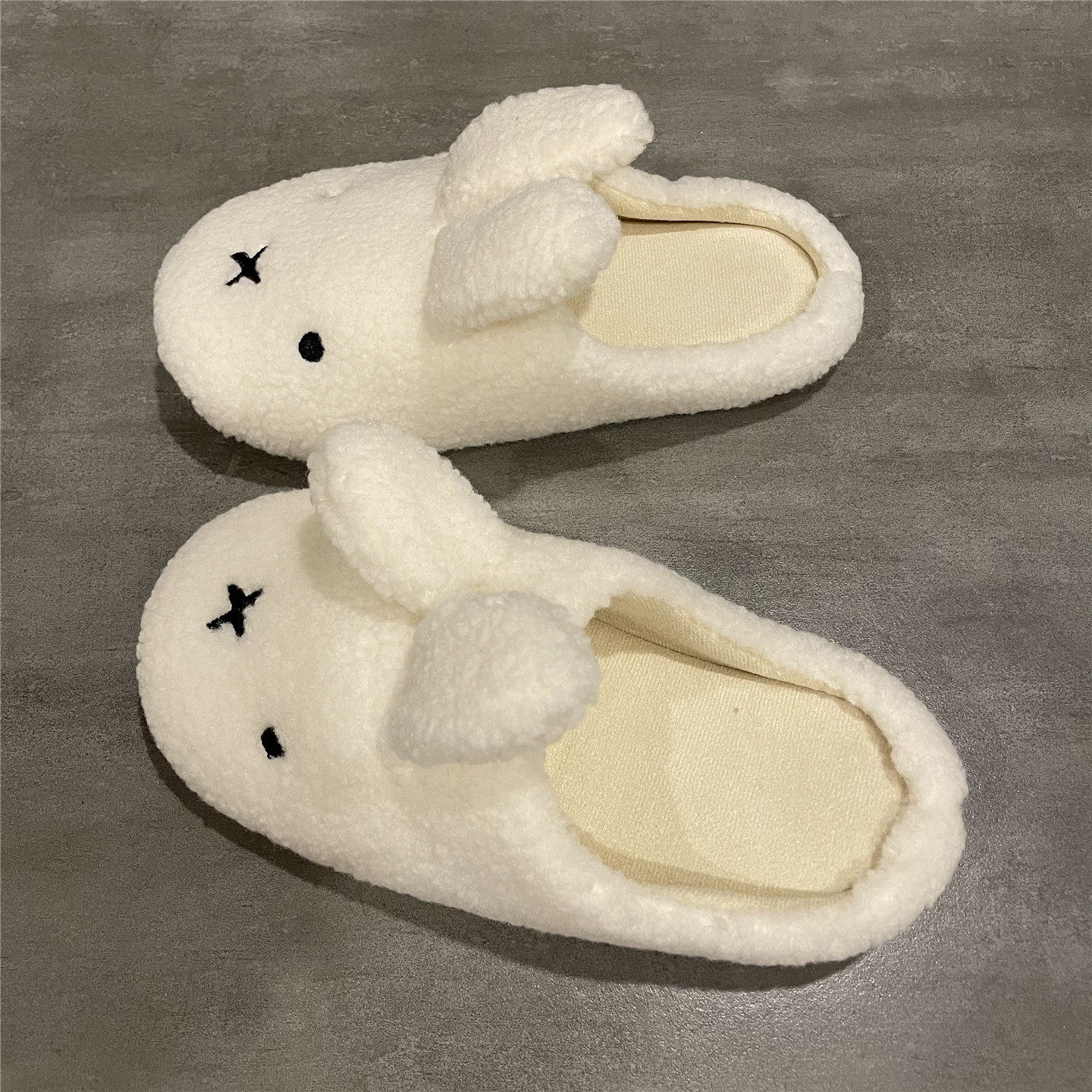 冬季室内加绒保暖毛毛鞋女
