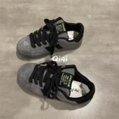 七七主人家韩系百搭学生板鞋 子女厚底原创设计感女鞋 女2024春季 鞋