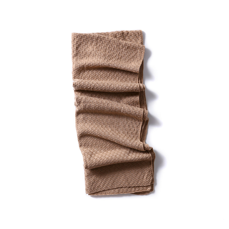 冬款真丝羊绒长款简约百搭加厚保暖纯色披肩双面男女大围巾围