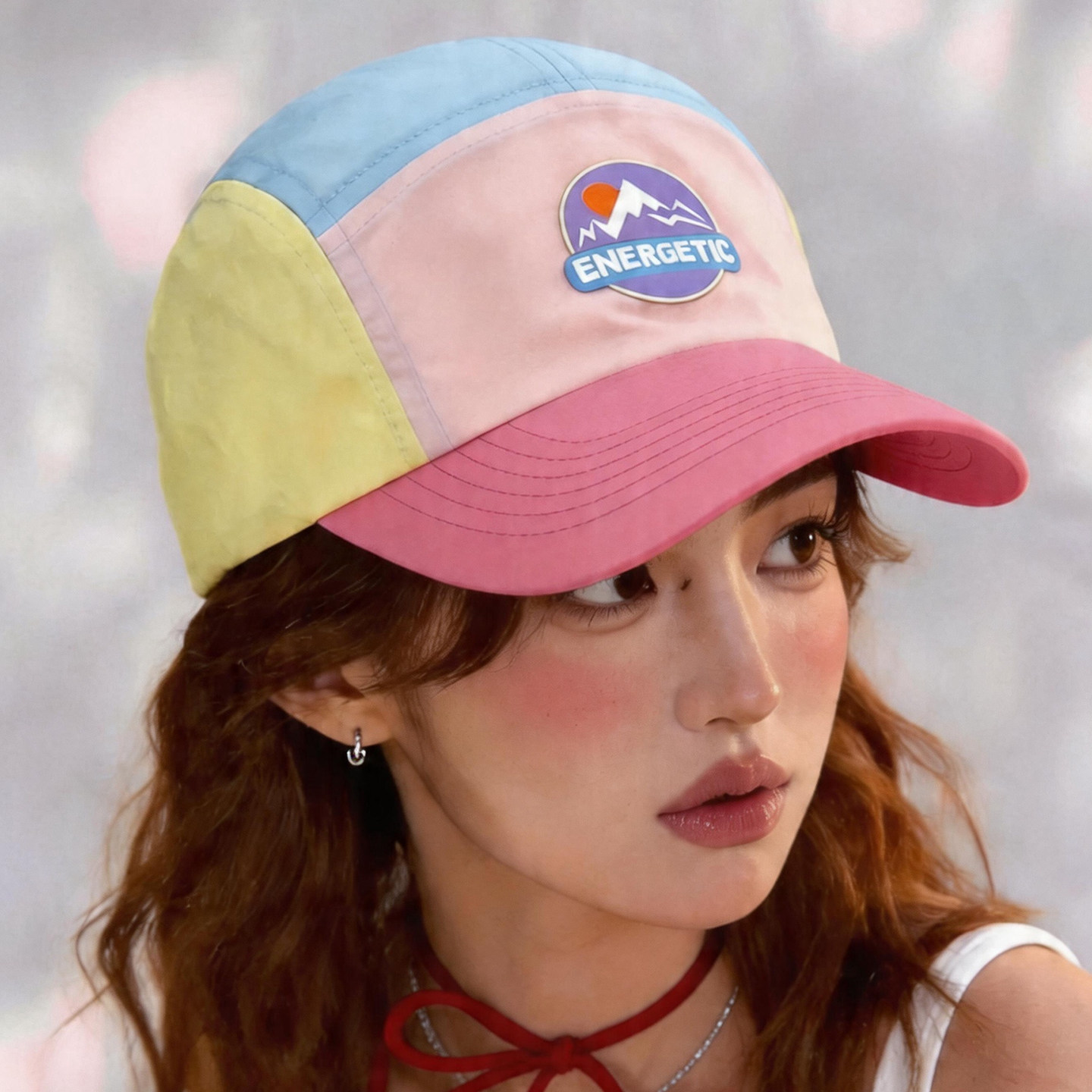 2026新款多巴胺拼色棒球帽女夏季速干透气鸭舌帽俏皮可爱遮阳帽子