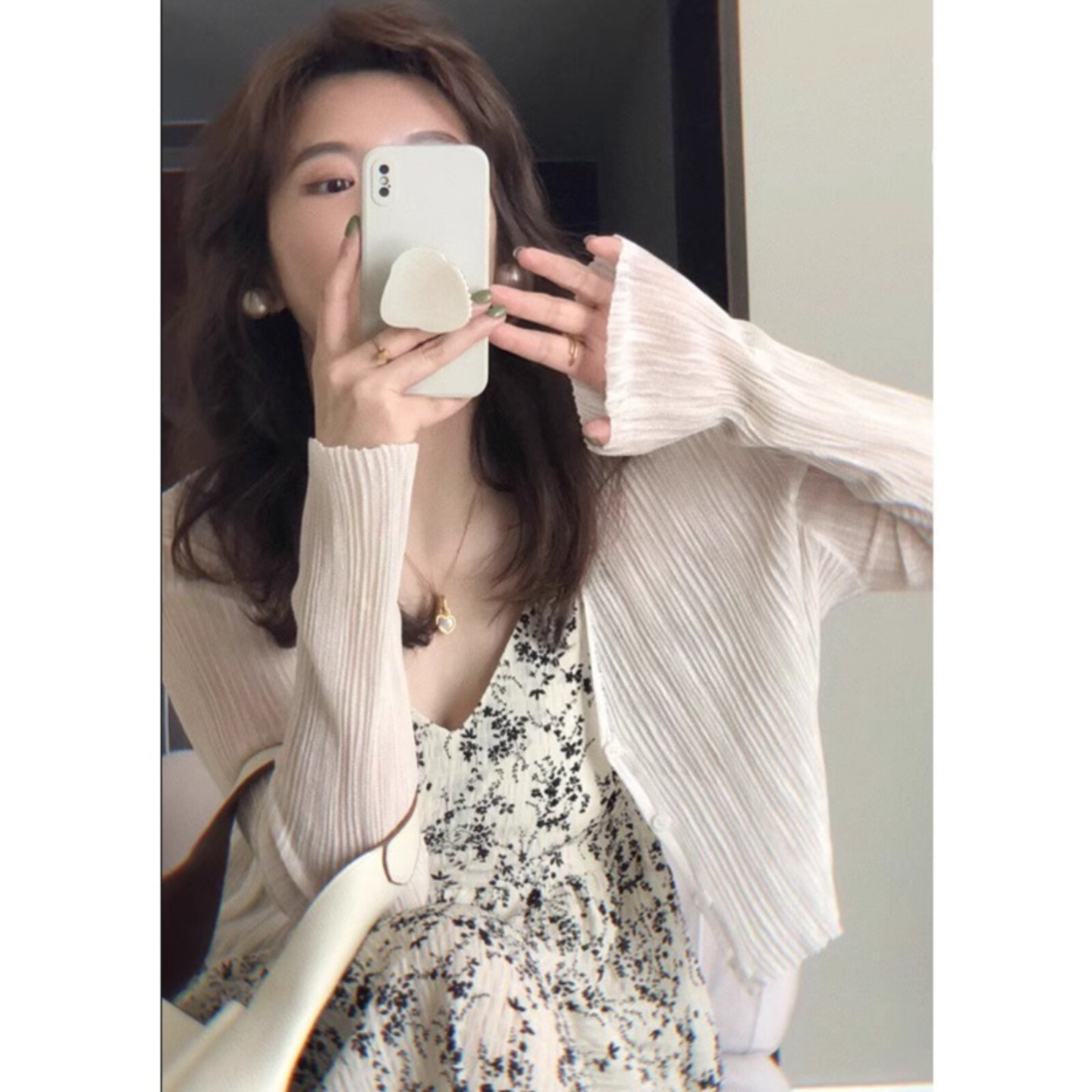 竹节麻小坎肩披肩冰丝防晒开衫女薄款夏季配吊带连衣裙子外搭罩衫