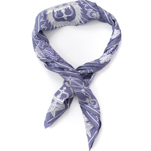 Birth Borc Child 卷边真丝藤蔓头巾 Royal 实体现货