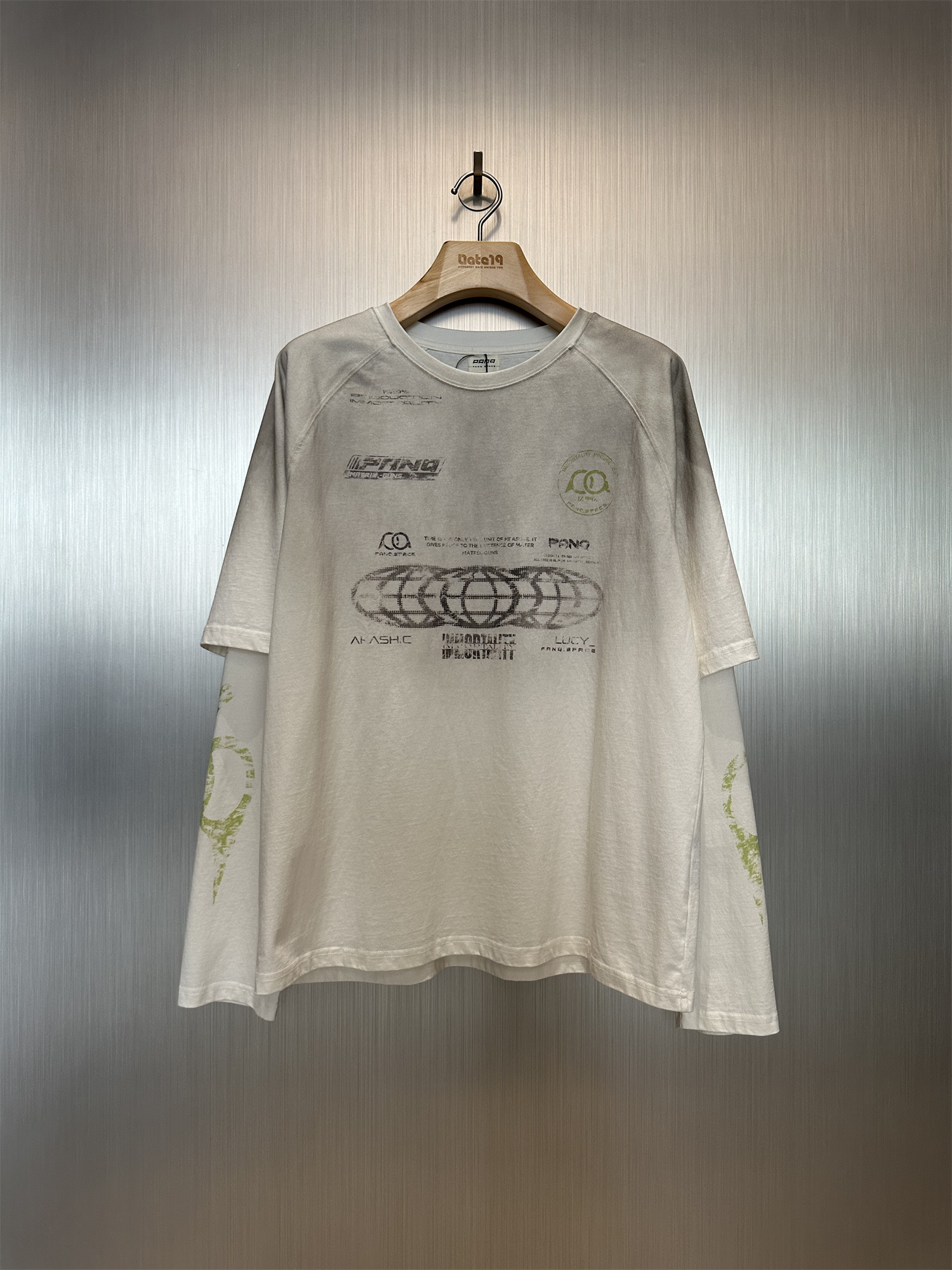 panq23FW假两件赛车长袖