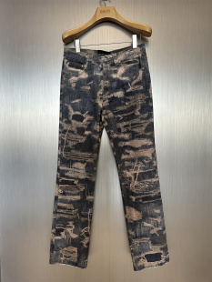 Digital Denim 实体现货 破坏糜烂牛仔长裤 数码 Ceec