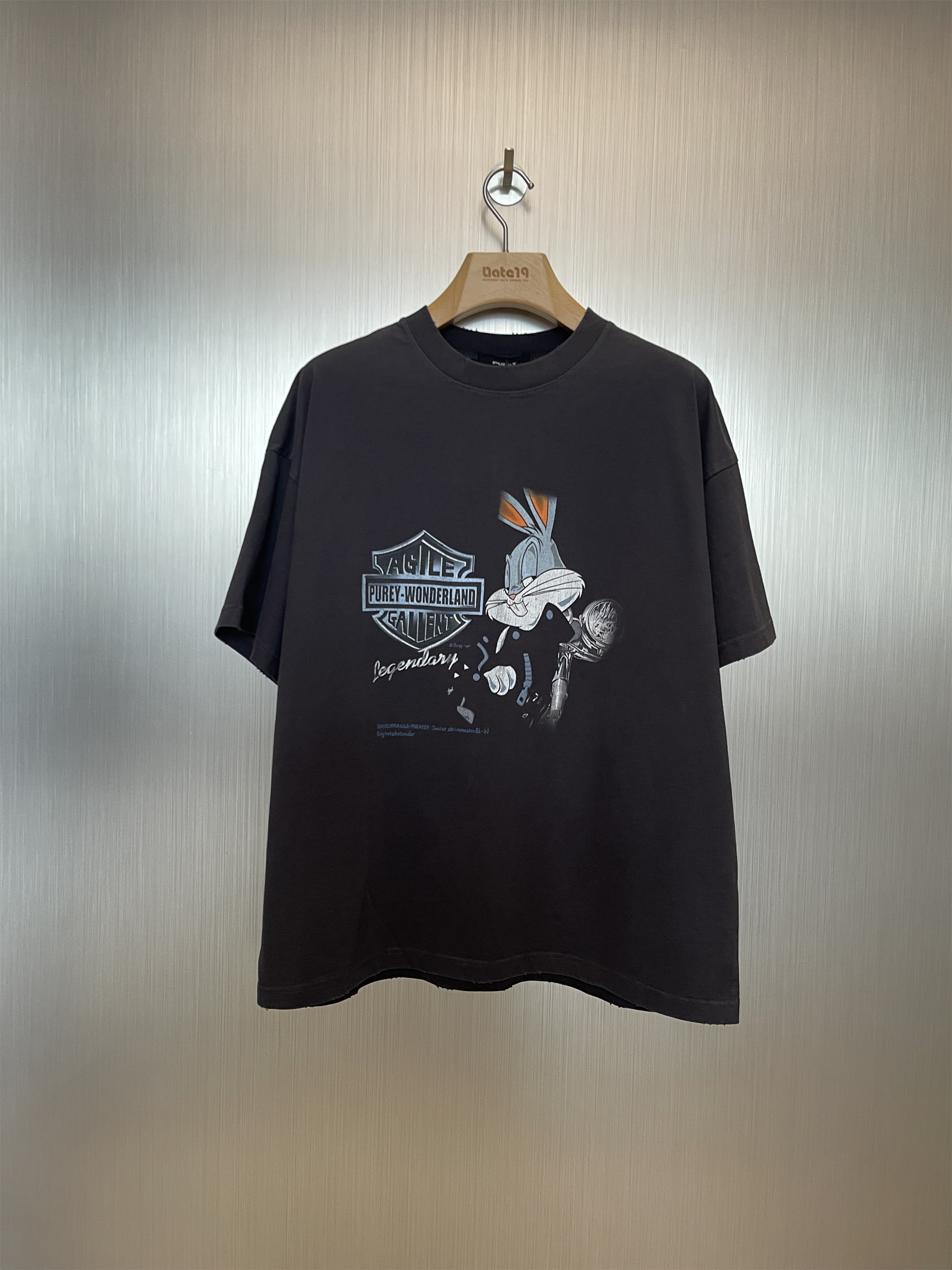 实体现货 Purey  哈雷兔八哥大嘴怪达菲鸭印花短袖T恤儿童节首发