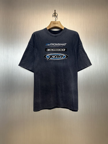 Fararchive赛车印花短袖T恤