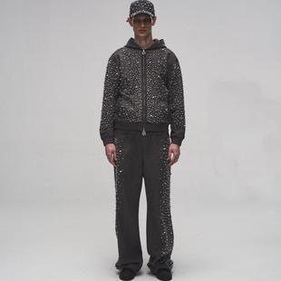 Royal Child Borc 实体现货 麂皮纹理腰果花珍珠长裤 Birth