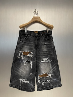 Royal Child Borc 实体现货 藏宝图破坏牛仔短裤 Birth
