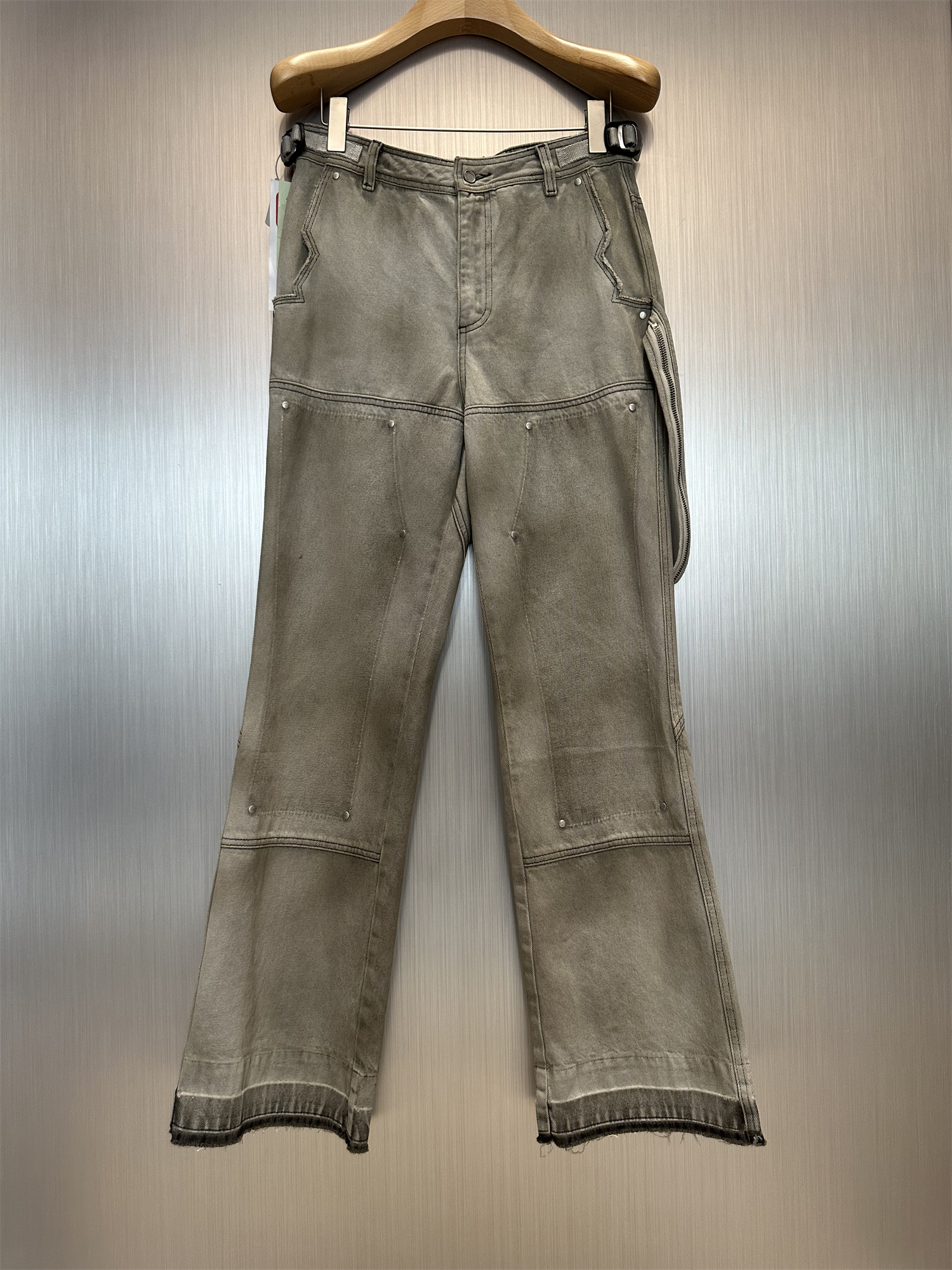 PANQ伐木裤脏染工装长裤