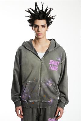 SssaintLouis泼墨logo拉链
