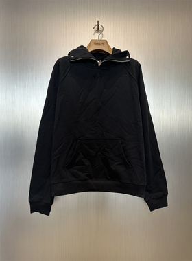 实体现货 Hide in Hills Mask Hoodie 基础半拉链面罩重磅帽衫