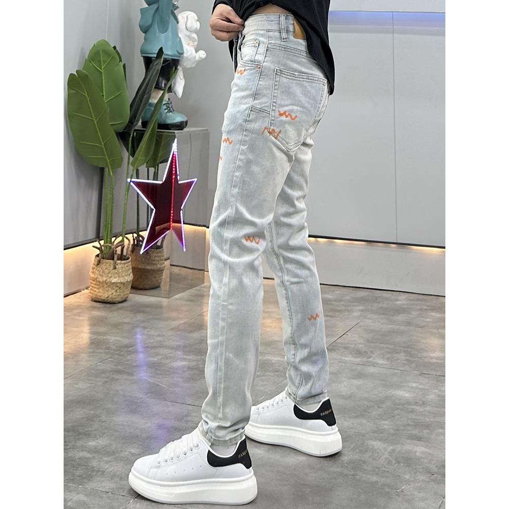 男士韩版修身小脚裤子潮