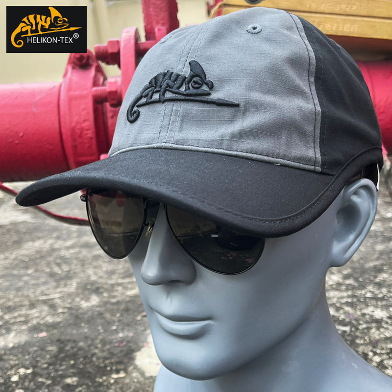 正品HELIKON赫利肯抛物线滚边帽军迷户外战术鸭舌帽遮阳帽棒球帽