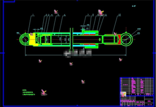 小剪式举升机CAD图纸 举升机总装图 液压缸装配图 油路图 等