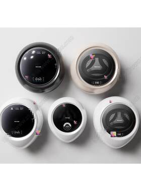 5369现代洗衣机 迷你洗衣机 壁挂洗衣机 家用电器 SU模型