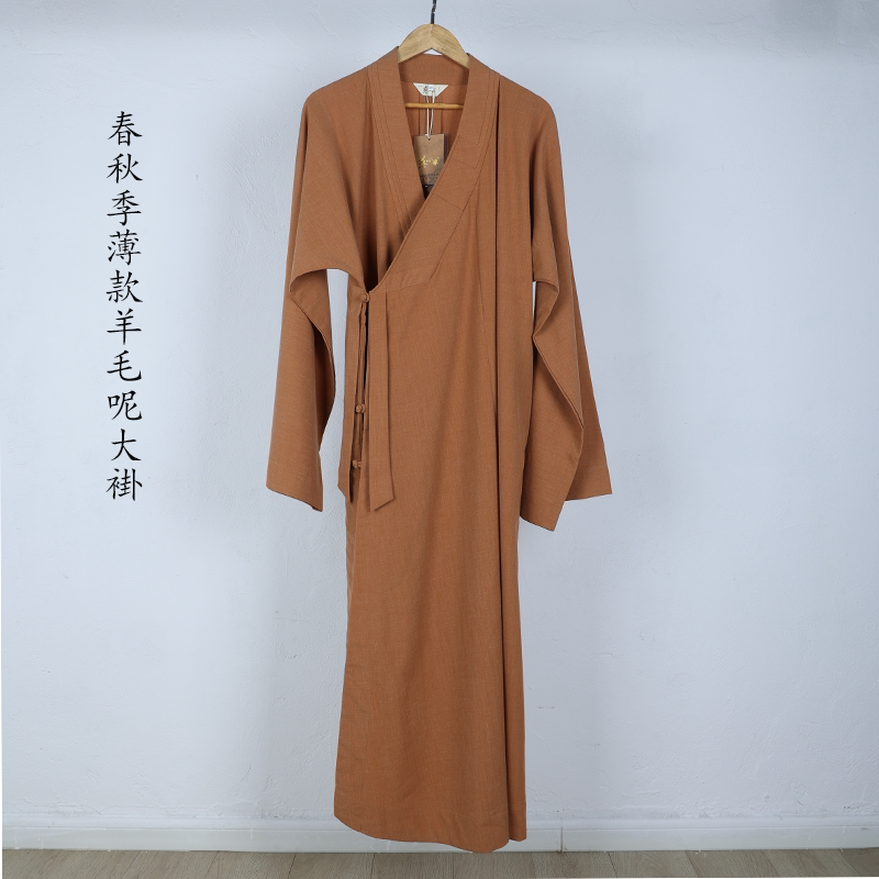 慈心缘僧服春秋短褂僧人小褂出家人长褂羊毛纱大褂断码尾货清仓