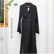 宗觉僧服意大利进口春秋夏季 凉爽毛料僧衣大褂出家人长褂男女深灰