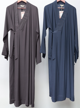宗觉僧服夏季真丝薄款长褂定制