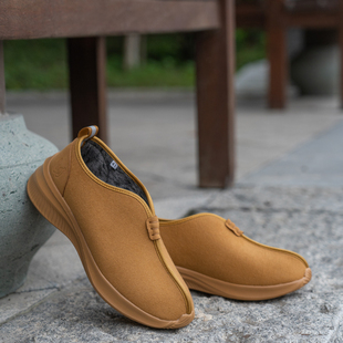 加短绒二棉鞋 秋冬款 软底轻便鞋 师父鞋 僧鞋 保暖和尚鞋 棉鞋