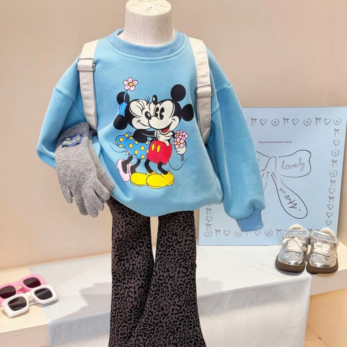 男女童米奇米妮卡通印花可爱一体绒加绒卫衣秋冬季儿童幼儿园童装,童装/婴儿装/亲子装,卫衣/绒衫,淘宝优惠券,粉丝福利购,淘宝优惠卷