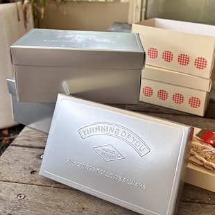 烘焙包装盒饼干糖果太妃糖糯米船凤梨酥雪花酥牛轧糖曲奇节日纸盒