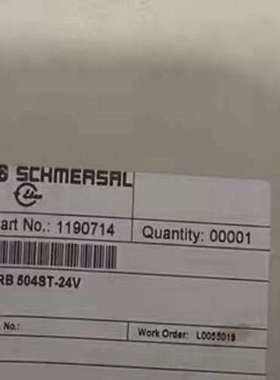 SRB504ST-24V施迈赛SCHMERSAL门监控安全继议价