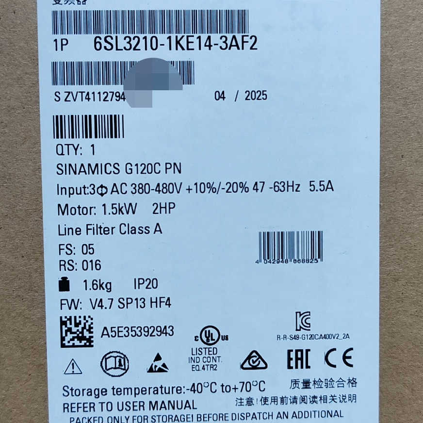 6SL3210-1KE14-3AF26SL32101KE1议价