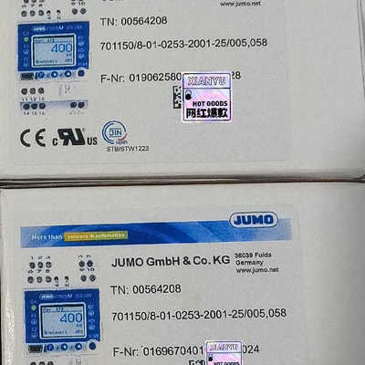 JUMO久茂温控器7011508-01-0253-2001议价