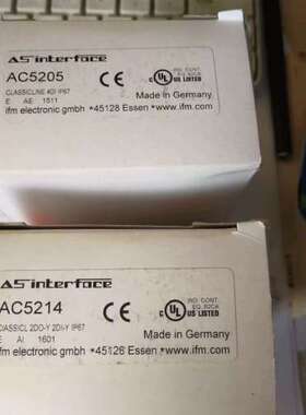 Ifm AC5214 易福门AS-I ClassicLi议价