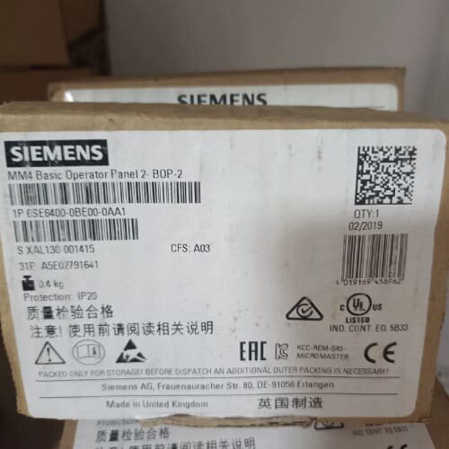 6SE6400－0BE00－0AA1430变频器操作面(议价)