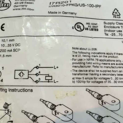 易福门IFM,I7R201,电感式换新开关。议价