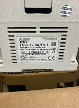 可控制器，FX3U-128MRES-A，拍(议价)