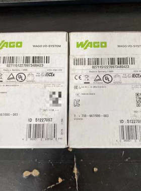 万可可控制器模块，：750-667000-003，议价