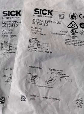 SICK传感器1070830  MZT7-03VPO-K议价