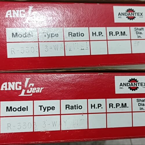 ANDANTEX 十字转向器角转向器蜗轮蜗杆R3303(议价)