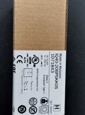 SICK传感器1071843  IQ40-20BPSKK议价