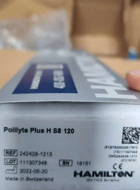 哈美顿pH电极，polilty plus h s8 120议价
