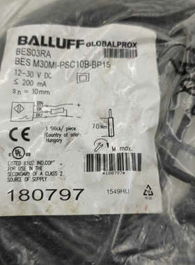 BES03RA巴鲁夫BES M30MI-PSC10B议价