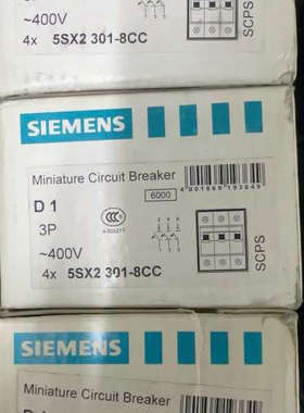 款 微型断路器 5SX2301-8CC 3P D1议价