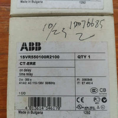 时间继电器CT-ERE 1SVR550100R2100议价