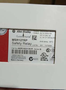 这款Allen-Bradley MSR127RP Safe议价